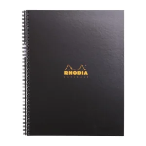 Spiralbok RHODIA Active A4+ rutet sort