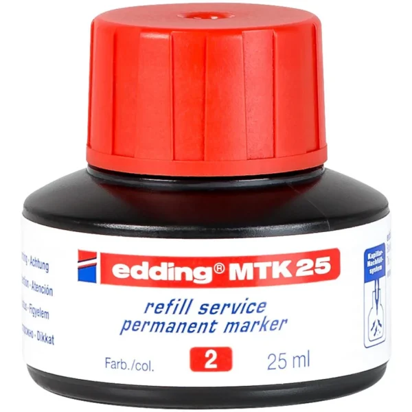 Refill EDDING permanent merkepenn rød