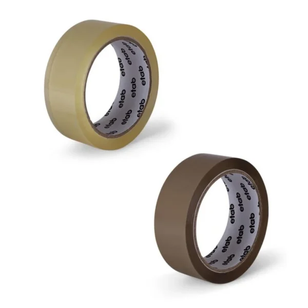 Emballasjetape ETAB PP 50mmx66m klar