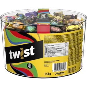 Sjokolade TWIST sylinder 1,5kg