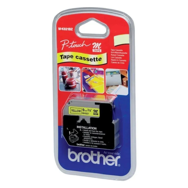 Tape BROTHER MK-221BZ 9mmx8m sort/hvit