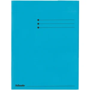 Klaffmappe ESSELTE A4 krt 3 klaff blå