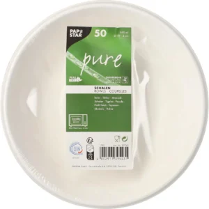 Tallerken dyp PURE bagasse 680ml (50)