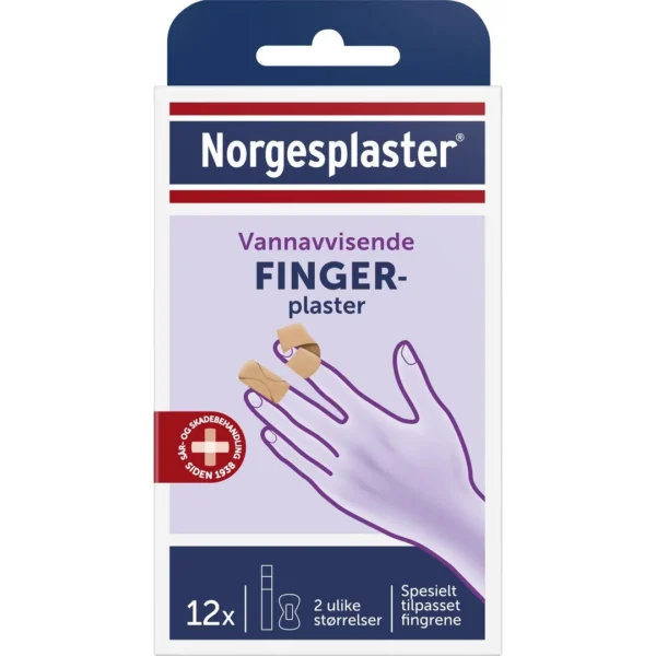 Plaster NORGESPLASTER Finger 2strl (12)