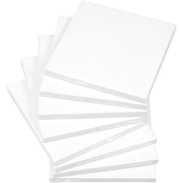 Malelerret på ramme 20x20x1,7cm