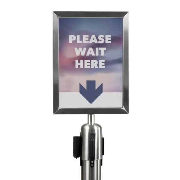 Plakatramme SECURIT avsperring A4 Stål