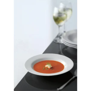 Tallerken dyp AIDA porselen 22cm hvit(4)