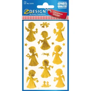 Etikett AVERY dekor engler (2)