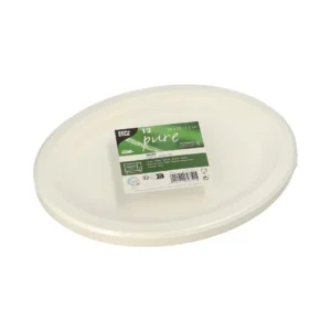 Tallerken PURE bagasse oval 26x20cm (12)