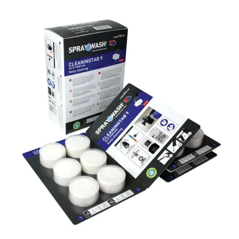 Rengjøringstablett SPRAYWASH 9 m/p (18)