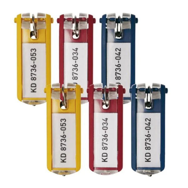 Nøkkelskilt DURABLE ass. farger (6)