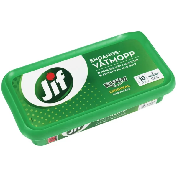 Engangsvåtmopp JIF Krystal Original (10)