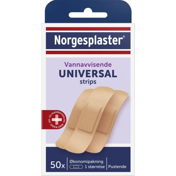 Plaster NORGESPLASTER Uni. Økonomi 50stk
