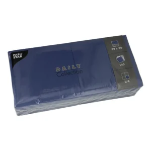 Serviett DAILY 2L 32x32cm mørk blå (150)