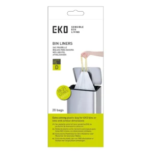 Avfallspose EKO D 55x50 18-21L hvit (20)