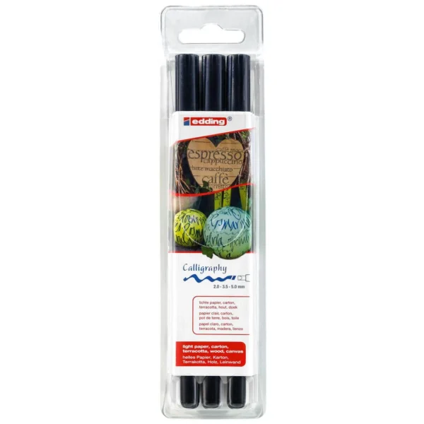 Kalligrafipenn EDDING 1255 sort (3)