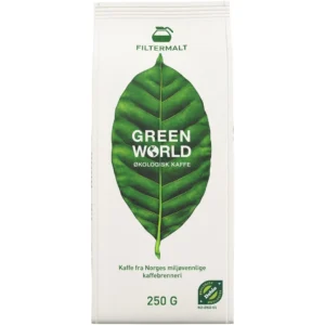 Kaffe GREEN WORLD filtermalt økolog 250g