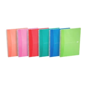 Notatbok OXFORD MyColours A4 lin ass frg