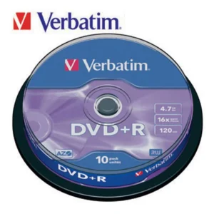 DVD+R VERBATIM 4.7GB 16X spindle (10)