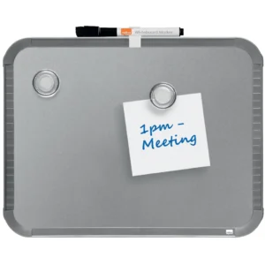 Whiteboard NOBO Slim-Line 22x28cm sølv