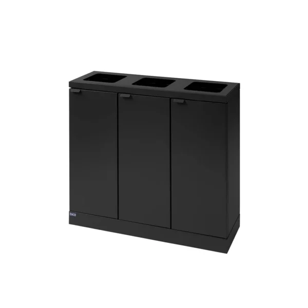 Avfallsbeholder BICA 870 3x45L antrasitt