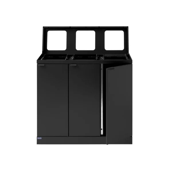 Avfallsbeholder BICA 870 3x45L antrasitt