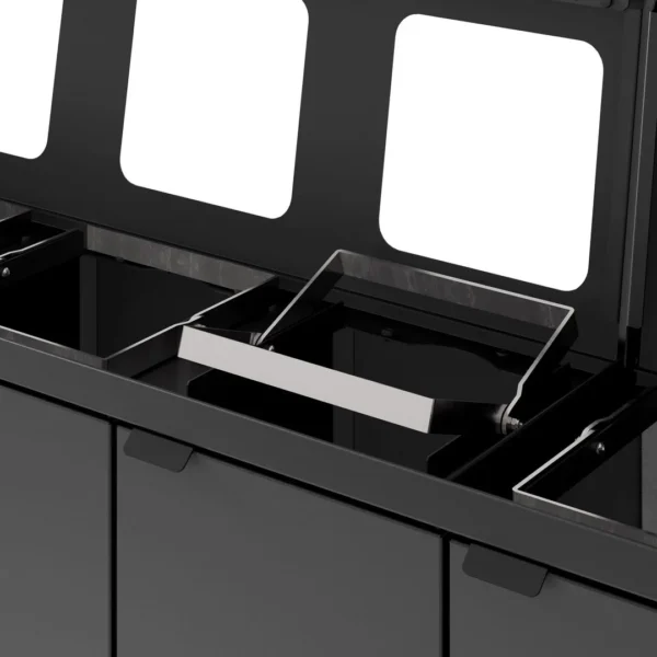 Avfallsbeholder BICA 883 4x45L antrasitt