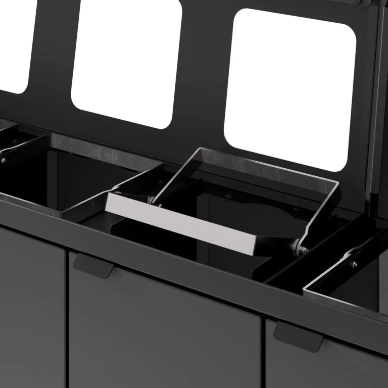 Avfallsbeholder BICA 883 4x45L antrasitt - Bilde 2