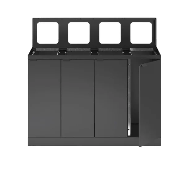 Avfallsbeholder BICA 878 4x45L antrasitt