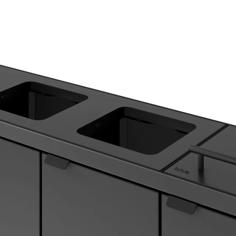 Avfallsbeholder BICA 883 4x45L antrasitt - Bilde 3