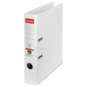 Smalordner ESSELTE A4 75mm kartong hvit