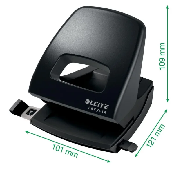 Hullemaskin LEITZ Recycle 2h/30 ark sort