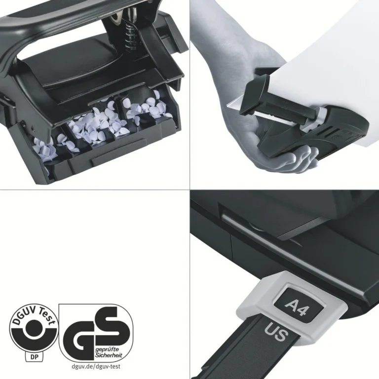 Hullemaskin LEITZ Recycle 2h/10 ark sort - Bilde 7