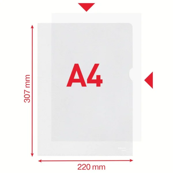 Plastomslag ESSELTE A4 85my (100)