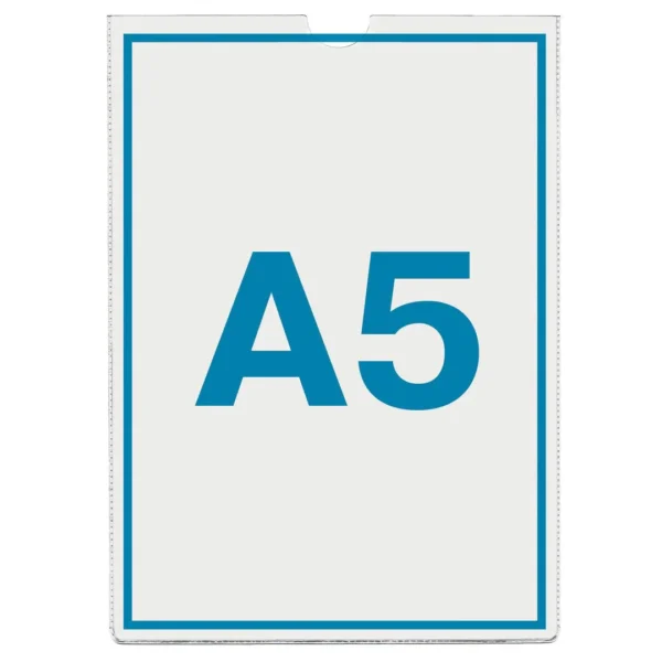 Plastomslag ESSELTE A5 105my topp klar