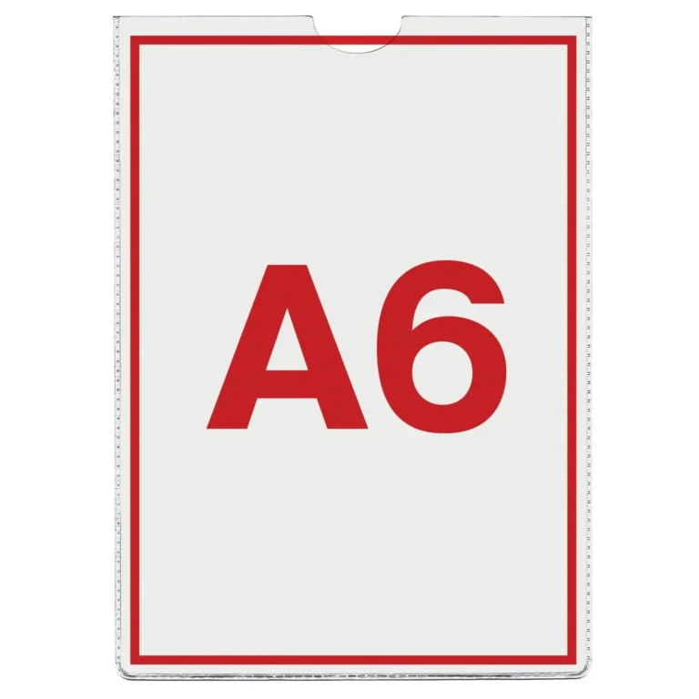 Plastomslag ESSELTE A6 105my topp klar - Bilde 5