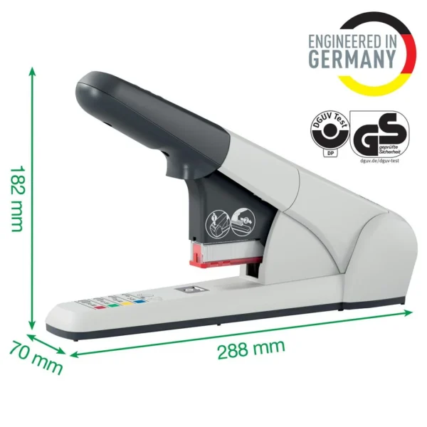 Stiftemaskin LEITZ 5551 HD 80 ark hvit