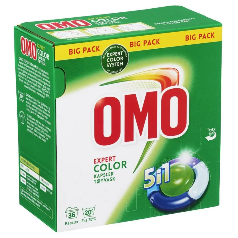 Tøyvask OMO Expert Color 5i1 tabl. (36)