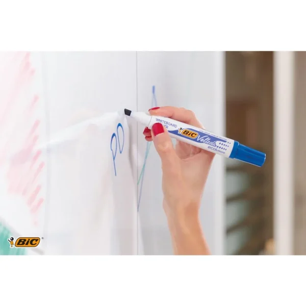 Whiteboardpenn BIC Velleda 1751 skråsort