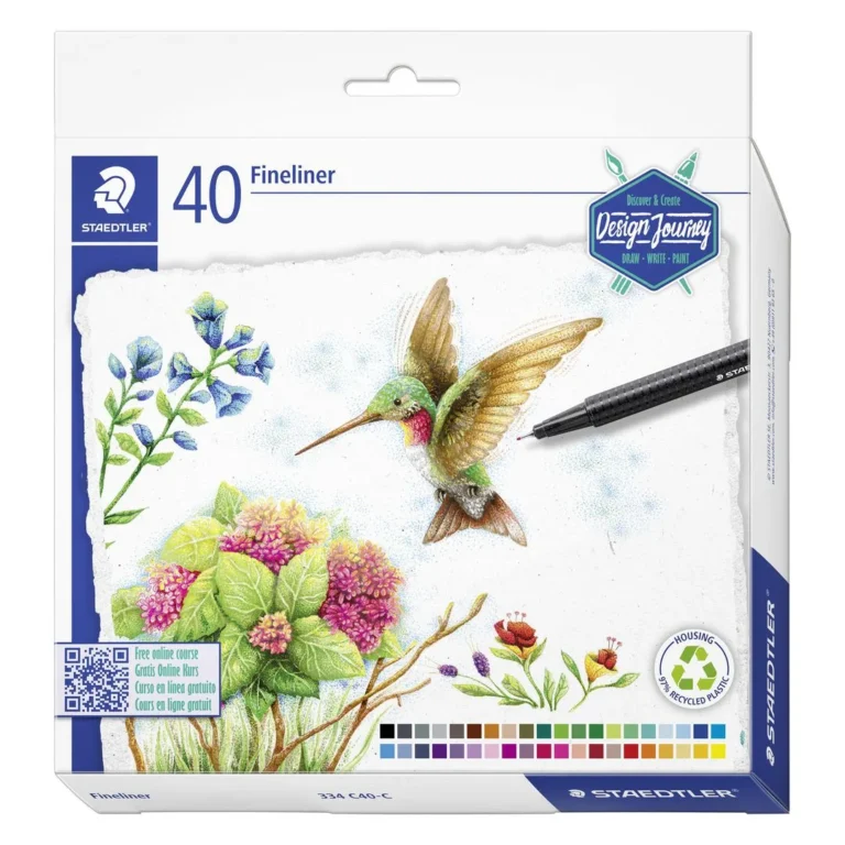 Fineliner STAEDTLER Triplus 40 ass (40)