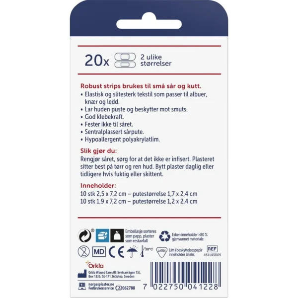 Plaster NORGESPLASTER Robust 2 str. (20)