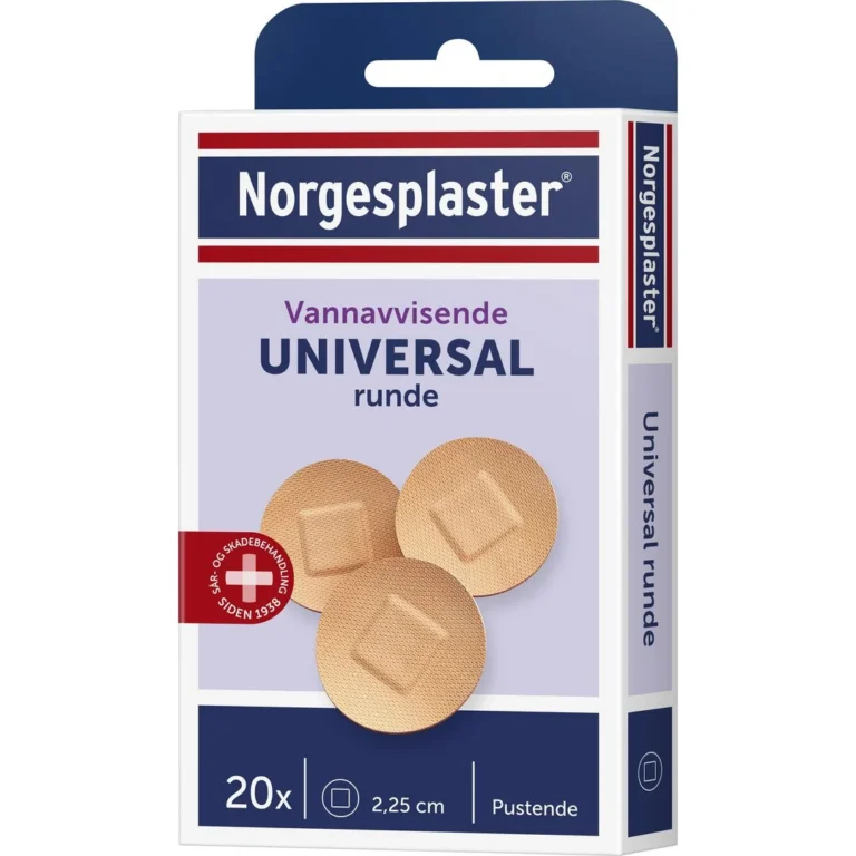 Plaster NORGESPLASTER Univ. Runde 20stk - Bilde 2
