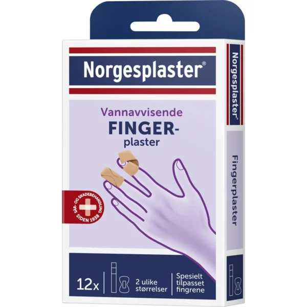 Plaster NORGESPLASTER Finger 2strl (12)