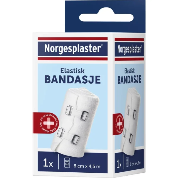 Bandasje NORGESPLASTER Elastisk 8cmx4,5m
