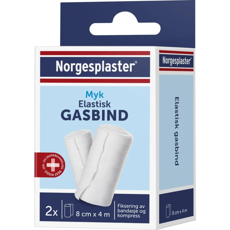 Gasbind NORGESPLASTER Elastisk 8cmx4m(2) - Bilde 2