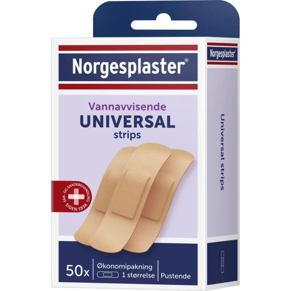 Plaster NORGESPLASTER Uni. Økonomi 50stk