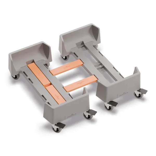 Vogn DURABIN for 60L avfallsbeholder grå