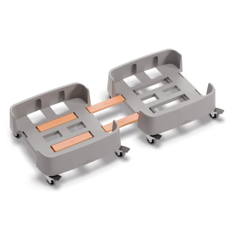 Vogn DURABIN for 90L avfallsbeholder grå - Bilde 3