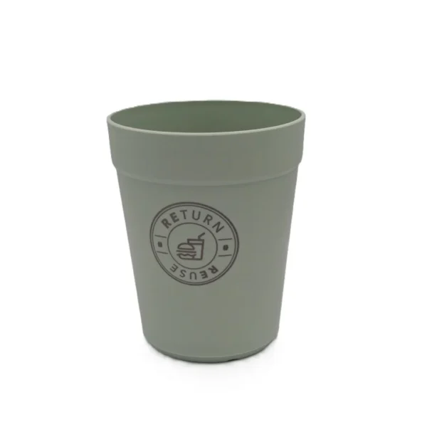 Kopp Return&Reuse PP 30cl grønn