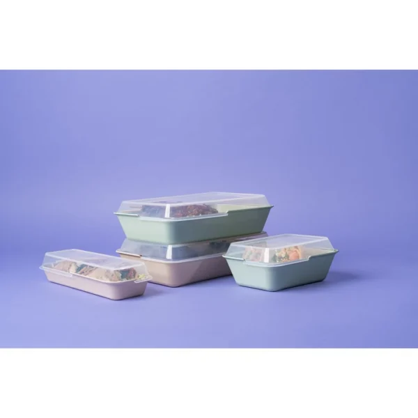 Lokk matbeger Return&Reuse PP 675ml klar